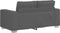 vidaXL - Loveseat - bank - 120 - cm - corduroy - stof - donkergrijs