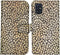 iMoshion Hoesje Geschikt voor Samsung Galaxy A51 Hoesje Met Pasjeshouder - iMoshion Design Softcase Bookcase - Goud / Zwart / Allover de luxe