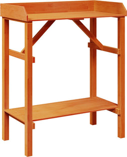 vidaXL - Tuin - Pottafel - in - Acaciahout - 75x40x90 - cm - - - Massief - Grenenhout