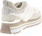 Liu Jo Maxi Wonder 48 - Lage sneakers - Off white suède met fluffy textiel - Beige