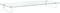 vidaXL - Monitorstandaard - 80x35x8 - cm - gehard - glas - en - metaal - wit