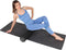 Foam roller - zwart - 90x15 cm - medium-hard