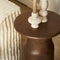StarFurn Bijzettafel Mason Bruin Ø40cm