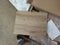 Wandkast artisanaal eikenkleurig 30 x 42.5 x 40 cm Bewerkt hout