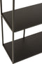 J-Line rek 4 Niveaus - metaal - zwart