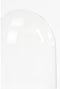 Mica Decorations Hella - Glazen Stolp - Handgemaakt - H23 x Ø17 cm - Zwart