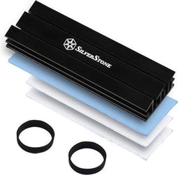 Silverstone SST-TP02-M2 - Geheugen module radiator - Aluminium zwart
