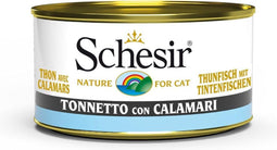 Schesir Kat Blik Ocean 85 g - Kattenvoer - Tonijn&Inktvis