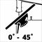Einhell Lintzaag TC-SB 245 L - 400 W - 1450 t/min - Zaaghoogte 90°/45°: 101/60 mm - Uitlading 245 mm - Zaaglint 1712x6x0,65 mm - Afzuigadapter Ø36 mm