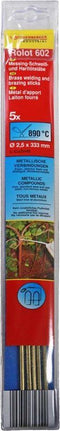 Rothenberger Rolot 602 - Messing-hardsoldeer - Ø 2,5mm - 5 st.