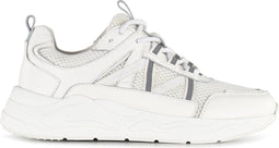 PS Poelman MINION - Dames Sneakers - Mesh en leer - Wit - Maat 42