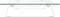vidaXL - Monitorstandaard - 80x35x8 - cm - gehard - glas - en - metaal - wit