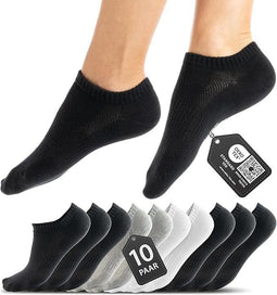 Heldenwerk Sneakersokken - 10 paar premium korte sokken - Gekamd katoen - Anti-transpiratie (10 paar)