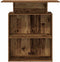 vidaXL - Receptiebalie - 100x40x104 - cm - bewerkt - hout - oud - houtkleurig