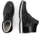 Milanoro - Lederen herensneakers - Hoge steun - Zwart - Maat 43