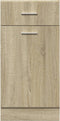 vidaXL - Onderkast - met - lade - 40x46x81,5 - cm - spaanplaat - sonoma - eikenkleurig