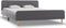 vidaXL-Bedframe-stof-lichtgrijs-160x200-cm
