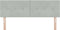 vidaXL - Hoofdbord - met - Knoopjes - Lichtgrijs - 140 - cm - Velvet