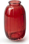 Fles 'julie' lichtrood h12 d7 cm