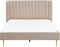 MARVILLE - Tweepersoonsbed - Beige - 160 x 200 cm - Fluweel