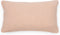 Riviera Maison Fleurs Pillow Cover - Katoen - Zacht Roze - 30.0x50.0x1.3 cm