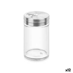 Kruidenrek Vivalto LH1103 5 x 8,5 x 5 cm Transparant Zilverkleurig (12 Stuks)