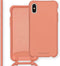 imoshion Hoesje Geschikt voor iPhone Xs / X Hoesje Met Koord - imoshion Color Backcover met afneembaar koord - oranje