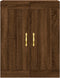 vidaXL - Wandkast - 69,5x34x90 - cm - bewerkt - hout - bruin - eikenkleur