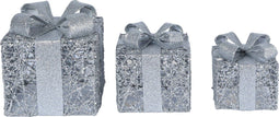 Cadeau ijzer zilver 3st kerst