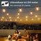 Partizzle Edison Lichtsnoer - 15m LED Lichtslinger - 25 Lampjes Waterdicht