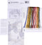 Thea Gouverneur - Borduurpakket met telpatroon - 3046A - Voorgesorteerde DMC Garens - mosterdpotjes - Aida - 13 cm x 36 cm - DIY Kit
