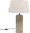 Riviera Maison Tafellamp Beige natuursteen - Novalie lampenvoet rechthoek 42 cm hoog