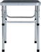 vidaXL - Campingtafel - inklapbaar - 60x45 - cm - aluminium - grijs