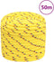 vidaXL - Boottouw - 16 - mm - 50 - m - polypropyleen - geel