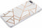 Design Backcover iPhone 8 Plus / 7 Plus hoesje - Grafisch Wit / Koper
