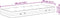 vidaXL - Pocketveringmatras - middelhard-hard - 90x190 - cm - Single - Size