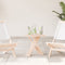 vidaXL - Opvouwbare - Salontafel - 33x33x40,5 - cm - Massief - Hout - Walnoot