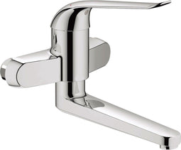GROHE Euro - Wastafelmengkraan - Wandmontage - Keramische schijven - Chroom hoogglans