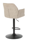 Multifurn Jill Barkruk - Verstelbaar - Linnen Taupe - 51 x 53 x 96–116 cm (2 stuks)