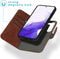 iMoshion Hoesje Geschikt voor Samsung Galaxy S23 Hoesje Met Pasjeshouder - iMoshion Uitneembare 2-in-1 Luxe Bookcase - Bruin