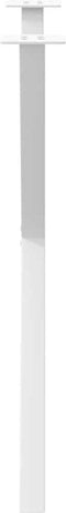 vidaXL - Eettafelpoten - 2 - st - X-vormig - 80x(72-73) - cm - staal - wit