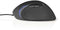 Nedis ERGOMSWD100 - Ergonomische Minimuis - Optische Tracking 3200dpi - Zwart
