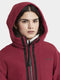 Didriksons AINO - Gewatteerde parka - Ademend - Ruby rood (2022)