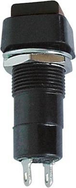 R18-23 DRUKSCHAKELAAR ON-(OFF) ZWART 3A/125V (R1823C/125)