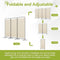 Angel Living Kamerscherm - 3 Panelen - 243 x 180 cm - Inklapbaar - Beige (3 panelen)