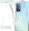 iMoshion Hoesje Geschikt voor Samsung Galaxy A52 (4G) / A52s / A52 (5G) Hoesje Met Koord - iMoshion Design Hoesje met Koord - Wit / Transparant / Dandelion
