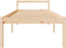 vidaXL - Seniorenbed - massief - grenenhout - 100x200 - cm