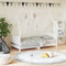 vidaXL - Kinderbedframe - 80x160 - cm - massief - grenenhout - wit