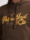 Petrol Industries Kennewick - Heren Artwork Hoodie - Capuchon - Bruin - Maat L
