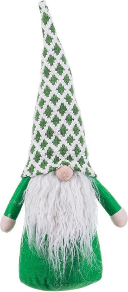 Christmas Kerstversiering Wit Groen Zand Weefsel Kerstman 48 Cm